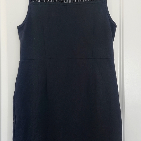 FRENCH CONNECTION Black Sleeveless Chain Detail Bodycon Dress, Size 10 - Picture 5 of 15